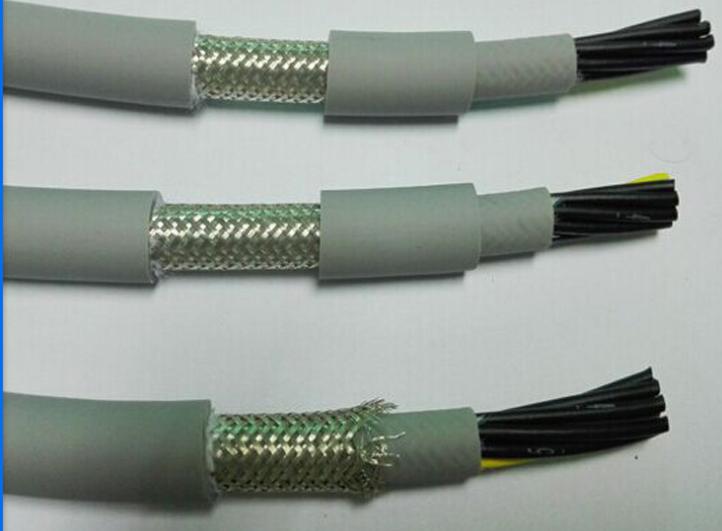 中速双绞双护套屏蔽拖链电缆TRVVSP（双护套）